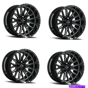 zC[@4{Zbg Zbg4 20 "bNX818bm 20x9 5x150OXubNw/~tANZgzC[18mm Set 4 20" Worx 818BM 20x9 5x5.5 5x150 Gloss Black w/ Milled Accents Wheels 18mm