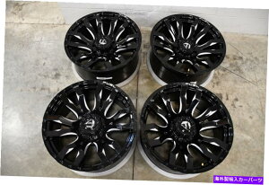 zC[@4{Zbg Zbg4 22x10RubcOXubN~OzC[8x170 Set 4 22x10 Fuel Blitz Gloss Black Milled Wheels 8x170 Rims