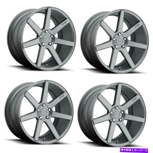 �z�C�[���@4�{�Z�b�g �Z�b�g4 20 �j�b�`1PC M149 Verona Matte Gun Metal 20x9 5x4.5�z�C�[��35mm���� Set 4 20 Niche 1PC M149 VERONA MATTE GUN METAL 20x9 5X4.5 Wheels 35mm Rim�y���s�A���i�z