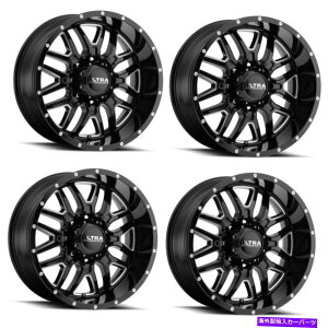zC[@4{Zbg Zbg4 20 "Eg203bmn^[20x9 8x170ubNCNC~hNAR[g-12mm Set 4 20" Ultra 203BM Hunter 20x9 8x170 Black CNC Milled Clear-Coat -12mm Rims