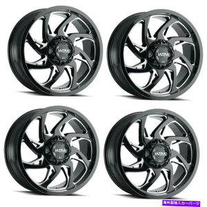 zC[@4{Zbg Zbg4 18 "Eg230bm18x9 5x150OXubNw/ӃzC[18mm Set 4 18" Ultra 230BM Villain 18x9 5x150 Gloss Black w/ Milled Wheels 18mm Rims