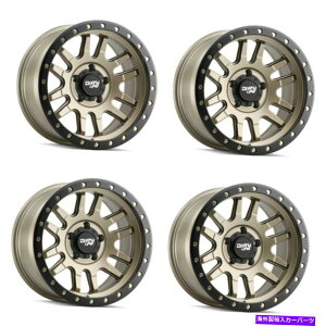 �z�C�[���@4�{�Z�b�g �Z�b�g4 17 "�_�[�e�B���C�t�L���j�I���v���S�[���hW/�V�~�����[�g�����O�z�C�[��17x9 6x5.5����0mm Set 4 17" Dirty Life Canyon Pro Gold W/Simulated Ring Wheels 17x9 6x5.5 Rims 0mm