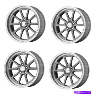 zC[@4{Zbg Zbg4 18 "AJ[VOBe[WVN510htgVo[_ChJbg18x10 5x5 12mm Set 4 18" American Racing Vintage VN510 Draft Silver Diamond Cut 18x10 5x5 12mm
