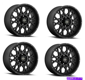 zC[@4{Zbg Zbg4 20 "rWIt[h412bJ[TeubNzC[20x12 6x5.5-51mm Set 4 20" Vision Off-Road 412 Rocker Satin Black Wheels 20x12 6x5.5 Rims -51mm