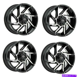 �z�C�[���@4�{�Z�b�g �Z�b�g4 20 Vision 422 Prowler Gloss Black Machined Face Wheels20x128x180 -51mm Set 4 20 Vision 422 Prowler Gloss Black Machined Face Wheels 20x12 8x180 -51mm�y���s�A���i�z