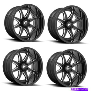 zC[@4{Zbg Zbg4 20 "RD749n}[20x10OXubN~O8x170zC[-18mm Set 4 20" Fuel D749 Hammer 20x10 Gloss Black Milled 8X170 Wheels -18mm Rims