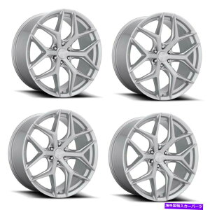 �z�C�[���@4�{�Z�b�g �Z�b�g4 24 �j�b�`1PC M233 Vice SUV Gloss Silver Brushed 24x10 6x5.5�z�C�[��30mm Set 4 24 Niche 1PC M233 VICE SUV GLOSS SILVER BRUSHED 24x10 6X5.5 Wheels 30mm�y���s�A���i�z