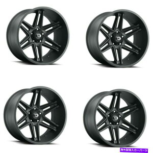 zC[@4{Zbg Zbg4 22 "rWIt[h363CU[TeubNzC[22x12 8x6.5-51mm Set 4 22" Vision Off-Road 363 Razor Satin Black Wheels 22x12 8x6.5 Rims -51mm