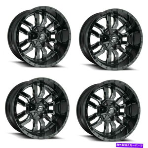 zC[@4{Zbg Zbg4 20 "RD595XbWOXubN~O20x10 8x170zC[-18mmgbN Set 4 20" Fuel D595 Sledge Gloss Black Milled 20x10 8x170 Wheels -18mm Truck Rim