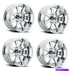 �z�C�[���@4�{�Z�b�g �Z�b�g4 22 �R��1PC D536�}�[�x���b�N�N����22x10 8x170�z�C�[��-24mm���t�g�g���b�N Set 4 22 Fuel 1PC D536 Maverick Chrome 22x10 8x170 Wheels -24mm Lifted Truck�y���s�A���i�z