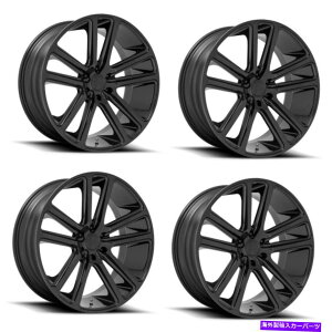 "�z�C�[���@4�{�Z�b�g �Z�b�g4 26 ""�_�u1PC S256�t���b�N�X�O���X�u���b�N26x10 5x5.5�z�C�[��25mm for Dodge Ram Set 4 26"" DUB 1PC S256 Flex Gloss Black 26x10 5x5.5 Wheels 25mm For Dodge Ram�y���s�A���i�z"