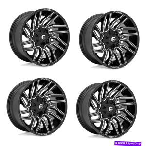 �z�C�[���@4�{�Z�b�g �Z�b�g4 22 �R��1PC D773�䕗�O���X�u���b�N�~�����O22x10 8x170�z�C�[��-18mm���� Set 4 22 Fuel 1PC D773 Typhoon Gloss Black Milled 22x10 8X170 Wheels -18mm Rim�y���s�A���i�z
