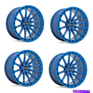 zC[@4{Zbg Zbg4 20 "ubNTCJC[fBA{[u[20x9.5 6x4.5zC[18mmgbN Set 4 20" Black Rhino Kaizen Dearborn Blue 20x9.5 6x4.5 Wheels 18mm Truck Rims