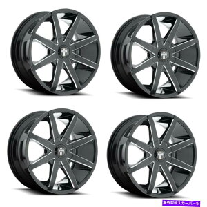 �z�C�[���@4�{�Z�b�g �Z�b�g4 22 �_�u1PC S109�v�b�V���O���X�u���b�N�~��22x9.5 6x135 6x5.5�z�C�[��25mm Set 4 22 DUB 1PC S109 Push Gloss Black Milled 22x9.5 6x135 6x5.5 Wheels 25mm