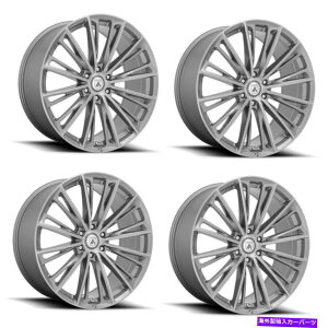 zC[@4{Zbg Zbg4 22 "ATeBubNabl30RigbN22x9`^5x115zC[15mm Set 4 22" Asanti Black ABL30 Corona Truck 22x9 Titanium 5x115 Wheels 15mm Rims