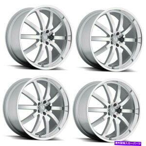 zC[@4{Zbg Zbg4 22 "}hXEBw22x11.5Vo[W/~[JbgtFCX5x112zC[32mm Set 4 22" Mandrus Wilhelm 22x11.5 Silver w/ Mirror Cut Face 5x112 Wheels 32mm