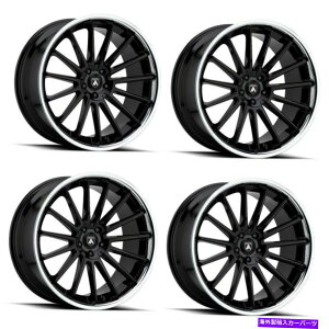 zC[@4{Zbg Zbg4 20 "ATeBubNABL-24x[^20x10.5OXubNNbv5x4.5 38mm Set 4 20" Asanti Black ABL-24 Beta 20x10.5 Gloss Black Chrome Lip 5x4.5 38mm Rim