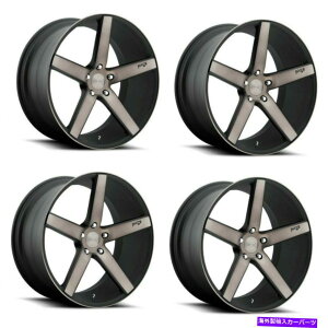 zC[@4{Zbg Zbg4 22 "jb`M134~m22x10}bgubN@BH5x5.0zC[35mm Set 4 22" Niche M134 Milan 22x10 Matte Black Machined 5X5.0 Wheels 35mm Rims