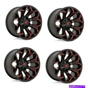 zC[@4{Zbg Zbg4 22 "R1PC D787ATgubNbh~22x12 6x135/5.5zC[-46mm Set 4 22" Fuel 1PC D787 Assault Black Red Milled 22x12 6X135/5.5 Wheel -46mm Rim
