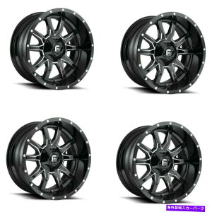 zC[@4{Zbg Zbg4 20 "RD627o_ubN~OzC[20x9 5x150 +20mmgbN Set 4 20" Fuel D627 Vandal Black Milled Wheels 20x9 5x5.5 5x150 +20mm Truck Rims