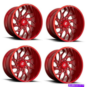 zC[@4{Zbg Zbg4 22 "RD742i[22x12LfBbh~Y6x135gbNzC[-44mm Set 4 22" Fuel D742 Runner 22x12 Candy Red Milled 6x135 Truck Wheels -44mm Rims