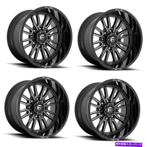 �z�C�[���@4�{�Z�b�g �Z�b�g4 22 �R��1PC D761�N���b�V���O���X�u���b�N�~�����O22x12 8x170�z�C�[��-44mm���� Set 4 22 Fuel 1PC D761 Clash Gloss Black Milled 22x12 8X170 Wheels -44mm Rim�y���s�A���i�z