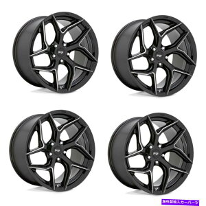 �z�C�[���@4�{�Z�b�g �Z�b�g4 20 �j�b�`1PC M266�˂������u���b�N�~�����O20x9 5x112�z�C�[��25mm���� Set 4 20 Niche 1PC M266 TORSION Gloss Black Milled 20x9 5X112 Wheels 25mm Rim