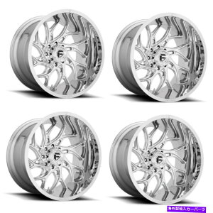 �z�C�[���@4�{�Z�b�g �Z�b�g4 20 �R��1PC D740�����i�[�N����20x10 8x6.5�z�C�[��-18mm���� Set 4 20 Fuel 1PC D740 Runner Chrome 20x10 8X6.5 Wheels -18mm Rim�y���s�A���i�z