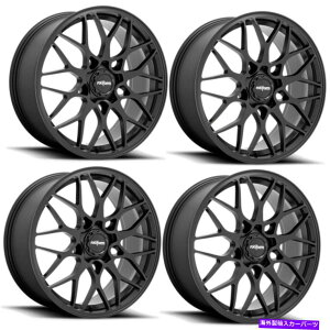 �z�C�[���@4�{�Z�b�g �Z�b�g4 20 ROTIFORM 1PC R190�}�b�g�u���b�N20x10.5 5x112�z�C�[��40mm����5���O Set 4 20 Rotiform 1PC R190 Matte Black 20x10.5 5X112 Wheels 40mm Rim 5 Lug�y���s�A���i�z