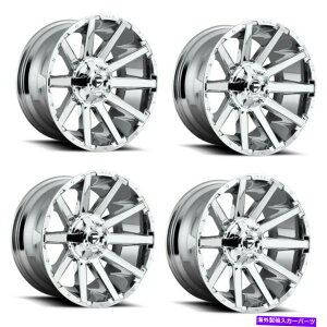 �z�C�[���@4�{�Z�b�g �Z�b�g4 22 �R��1PC D614�R���g���N�������b�L22x12 6x135/5.5�z�C�[��-43mm���� Set 4 22 Fuel 1PC D614 Contra Chrome Plated 22x12 6X135/5.5 Wheels -43mm Rim�y���s�A���i�z