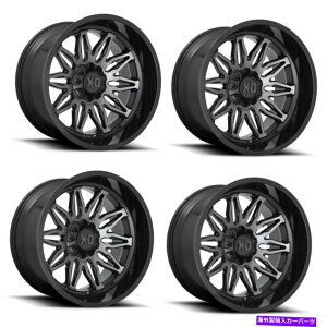 �z�C�[���@4�{�Z�b�g �Z�b�g4 20 XD XD859�K���i�[�u���b�N�@�B���H���ꂽW�D�F�̐F����20x10 6x135/5.5�z�C�[��-18mm Set 4 20 XD XD859 Gunner Black Machined w Gray Tint 20x10 6X135/5.5 Wheel -18mm�y���s�A���i�z