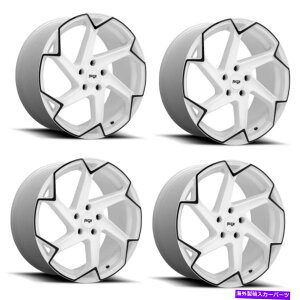 zC[@4{Zbg Zbg4 20 "jb`1PC M257tbVOXzCgƍ20x9 5x112zC[27mm Set 4 20" Niche 1PC M257 FLASH Gloss White With Black 20x9 5X112 Wheels 27mm Rim