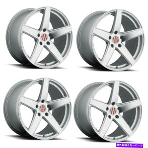 �z�C�[���@4�{�Z�b�g �Z�b�g4 19 �r�N�^�[�@��o�[�f��19x11�V���o�[w/�~���[�J�b�g�t�F�C�X5x130 55mm���� Set 4 19 Victor Equipment Baden 19x11 Silver w/ Mirror Cut Face 5x130 55mm Rims�y���s�A���i�z