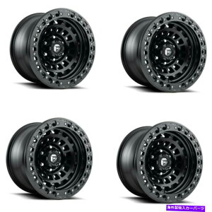 zC[@4{Zbg Zbg4 17 "RD101[t@[r[hbNIt[h17x9ubN6x135zC[-15mm Set 4 17" Fuel D101 Zephyr Beadlock Offroad Only 17x9 Black 6x135 Wheels -15mm