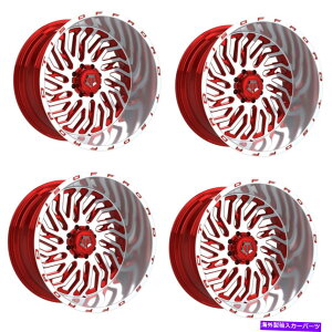 zC[@4{Zbg Zbg4 22 "TIS 561MRL 22x12 8x6.5OXbh@BHw/bvSzC[-44mm Set 4 22" TIS 561MRL 22X12 8x6.5 Gloss Red Machined w/Lip Logo Wheels -44mm Rims