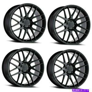�z�C�[���@4�{�Z�b�g �Z�b�g4 19 TSW Nord 19x9.5�Z�~�O���X�u���b�N5x112�z�C�[��35mm���� Set 4 19 TSW Nord 19x9.5 Semi Gloss Black 5x112 Wheels 35mm Rims�y���s�A���i�z