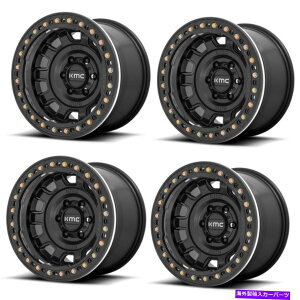 zC[@4{Zbg Zbg4 17 "kmc km236^Nr[hbNTeubN17x9 6x5.5zC[-15mm Set 4 17" KMC KM236 TANK BEADLOCK Satin Black 17x9 6X5.5 Wheels -15mm Rim