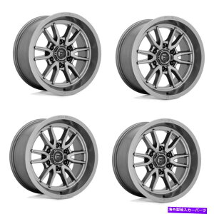 �z�C�[���@4�{�Z�b�g �Z�b�g4 20 �R��1PC D789�N���b�V���K�����^��20x9 6x5.5�z�C�[��1mm 6���O�g���b�N���� Set 4 20 Fuel 1PC D789 Clash Gunmetal 20x9 6x5.5 Wheels 1mm 6 Lug Truck Rims�y���s�A���i�z