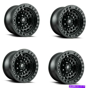 zC[@4{Zbg Zbg4 17 "RD101[t@[r[hbNIt[h17x95x5zC[-15mm Set 4 17" Fuel D101 Zephyr Beadlock Offroad Only 17x9 Black 5x5 Wheels -15mm