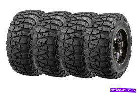 ホイール　4本セット 33x12.50r17lt eセット4 Nitto Mud Grappler Mud Terrain Tyres 120Q 33 33125017 33X12.50R17LT E Set 4 Nitto Mud Grappler Mud Terrain Tires 120Q 33 33125017