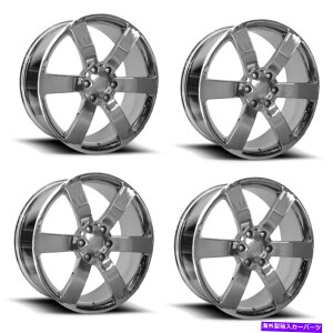 ホイール 4本セット セット4 24 "OE Creations PR165 Chrome 24x10 6x5.5ホイール31mmトラックSUVリム Set 4 24" OE Creations PR165 Chrome 24x10 6x5.5 Wheels 31mm Truck SUV Rim