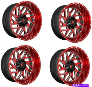 zC[@4{Zbg Zbg4 20 "Fuel D691 Triton Candy Red Milled Truck Wheels20x10 5x4.5 5x5 -18mm Set 4 20" Fuel D691 Triton Candy Red Milled Truck Wheels 20x10 5x4.5 5x5 -18mm