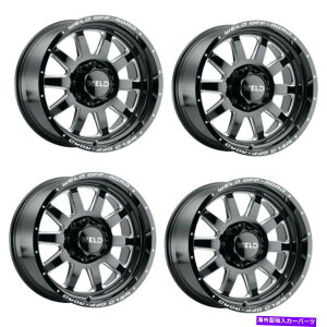 �z�C�[���@4�{�Z�b�g �Z�b�g4 20 �n�ڃI�t���[�h�X�e���X20x12�O���X�u���b�N�~�����O6x135/6x5.5 -44mm���� Set 4 20 WELD Off-Road Stealth 20x12 Gloss Black Milled 6x135/6x5.5 -44mm Rims�y���s�A���i�z