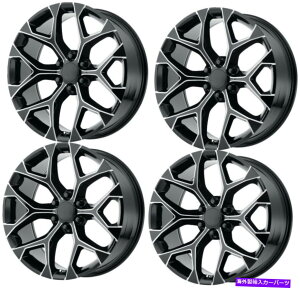 zC[@4{Zbg Zbg4 24 "OE Creations PR176 GLOSS BLACK MILLED 24x10 6x5.5zC[24mm Set 4 24" OE Creations PR176 Gloss Black Milled 24x10 6x5.5 Wheels 24mm Rims