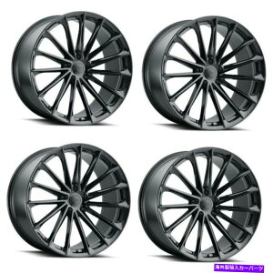 �z�C�[���@4�{�Z�b�g �Z�b�g4 21 "�I�[���v���g��21x10.5�e�X��5���O�z�C�[��40mm�����p�O���X�u���b�N5x120 Set 4 21" Ohm Proton 21x10.5 Gloss Black 5x120 For Tesla 5 Lug Wheels 40mm Rims