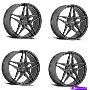 �z�C�[���@4�{�Z�b�g �Z�b�g4 19 Advanti Racing 107a Deveyo 19x9.5 5x112�_�[�N���^���b�N�A���g�����T�C�g45mm Set 4 19 Advanti Racing 107A Decado 19x9.5 5x112 Dark Metallic Anthracite 45mm�y���s�A���i�z