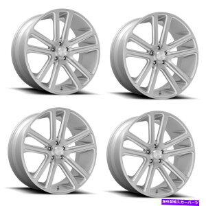 zC[@4{Zbg Zbg4 22 "_u1PC S257tbNXOXVo[uVttFCX22x9.5 5x5zC[10mm Set 4 22" DUB 1PC S257 Flex Gloss Silver Brushed Face 22x9.5 5x5 Wheels 10mm