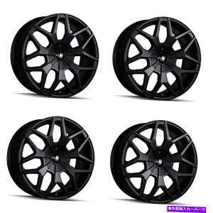 zC[@4{Zbg Zbg4 24 "}bcBvt??@C}bgubNzC[24x9.5 5x115 5x12018mm Set 4 24" Mazzi Profile Matte Black Wheels 24x9.5 5x115 5x120 Rims 18mm