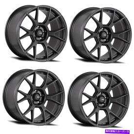 ホイール　4本セット セット4 19 "konig 56mgアンプ19x10.5 5x4.5ダークメタリックグラファイト23mm Set 4 19" Konig 56MG Ampliform 19x10.5 5x4.5 Dark Metallic Graphite 23mm