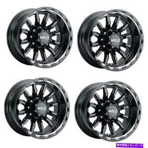 zC[@4{Zbg Zbg4 20 "nڃIt[hKgbg20x9OXubN~O6x135/6x5.5zC[0mm Set 4 20" WELD Off-Road Gauntlet 20x9 Gloss Black Milled 6x135/6x5.5 Wheels 0mm